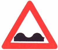 طريق وعرة أو مشوشة