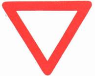 أعطِ حق الأولوية لحركة السير في الطريق القاطعة أمامك